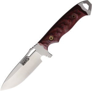 DW48997.jpg Dawson Knives Nomad Fixed Blade - Red, Satin CPM MagnaCut