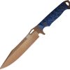 Dawson Knives Marauder XL Fixed Blade - Blue Black G10