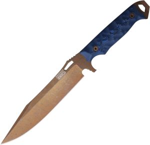 Dawson Knives Marauder XL Fixed Blade - Blue Black G10