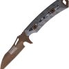 Dawson Knives Revelation Fixed Blade - Black White G10