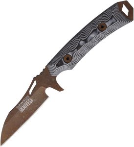 Dawson Knives Revelation Fixed Blade - Black White G10