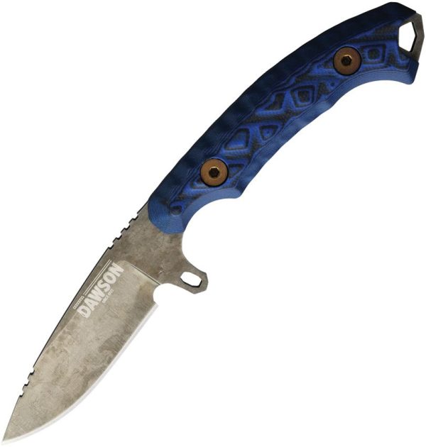 Dawson Knives Companion Blue Black G10 Folding Knife USA