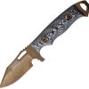 Dawson Knives Steadfast Arizona Copper Fixed Blade Black/White