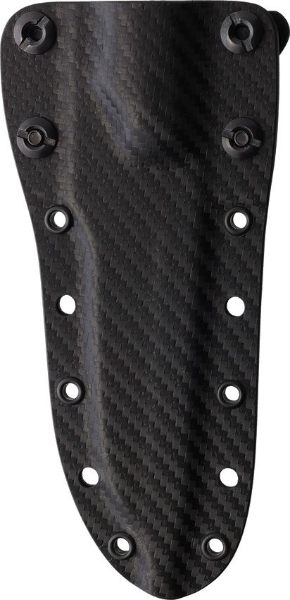 Dawson Knives Outcast Fixed Blade - Black/Red G10