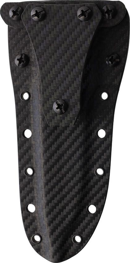 Dawson Knives Outcast Fixed Blade - Black/Red G10