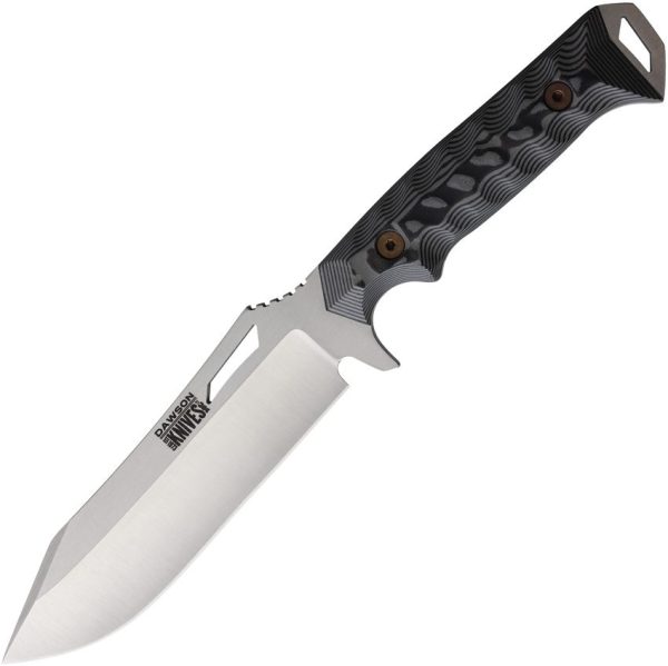Dawson Knives Shepherd XL Fixed Blade CPM MagnaCut Gray G10