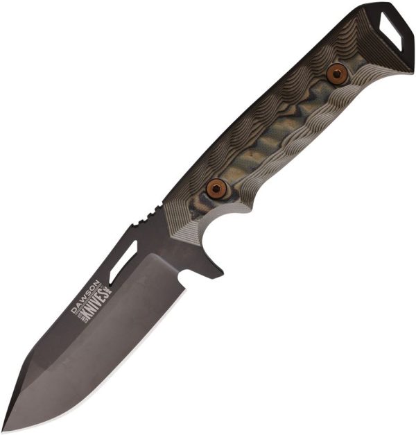 Dawson Knives Shepherd Fixed Blade CPM MagnaCut Black Ultrex