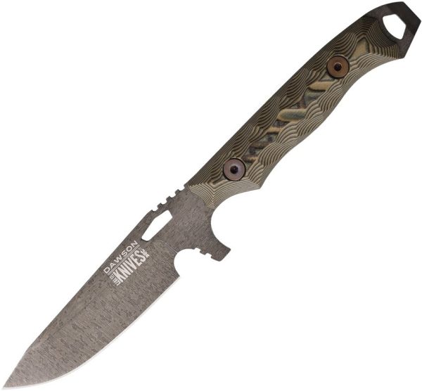 Dawson Knives Outcast Fixed Blade - Ultrex Camo Monsoon