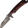 Dawson Knives Revelation Fixed Blade CPM MagnaCut Black Red