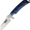 Dawson Knives Revelation Fixed Blade - Black/Blue G10