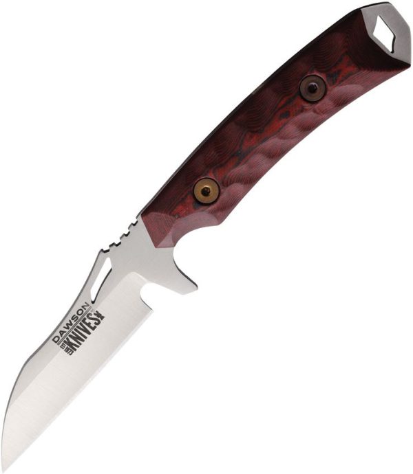 Dawson Knives Revelation Fixed Blade CPM MagnaCut Black Red