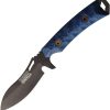 Dawson Knives Harvester Fixed Blade CPM MagnaCut Black Blue