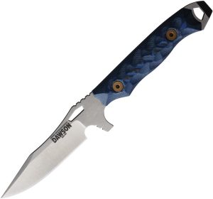 Dawson Knives Smuggler Fixed Blade CPM MagnaCut Black Blue G10