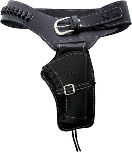 Denix Small Single Draw Holster - Black Leather