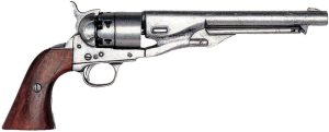 Denix M1860 Civil War Revolver Replica - Nickel