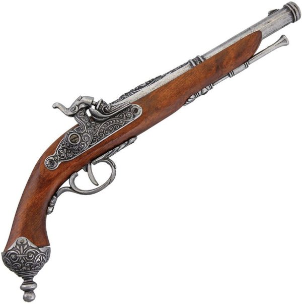 DX1013G.jpg Denix 1825 Italian Percussion Pistol - Wood Stock