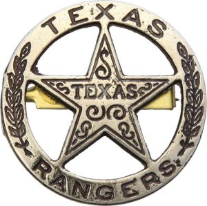 DX102.jpg Denix Texas Ranger Badge Replica - Brass Finish