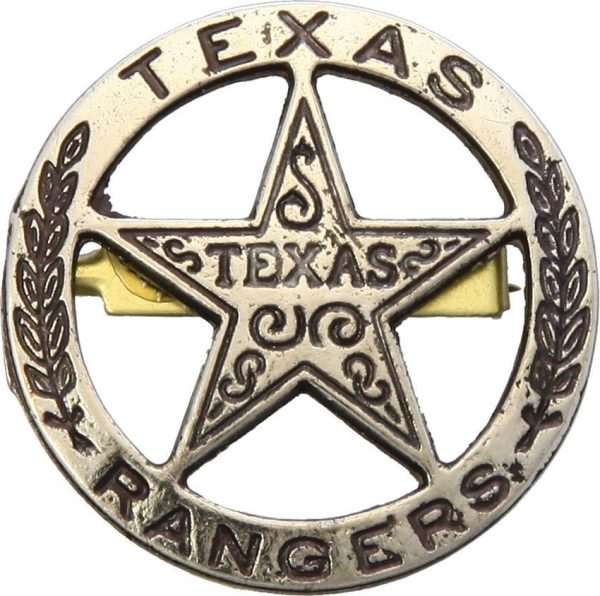 DX102.jpg Denix Texas Ranger Badge Replica - Brass Finish
