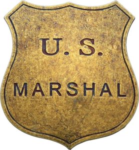 DX103.jpg Denix US Marshal Badge Replica - Brass Finish
