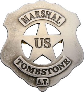 Denix US Marshal Tombstone Badge - Satin Finish