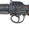 Denix Pepperbox Replica Revolver - Antique Gray