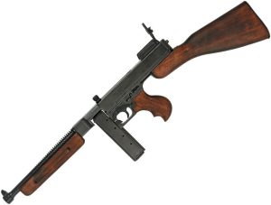 DX1093.jpg Denix Thompson M1928 Submachine Gun Replica Wood Metal 32.5"