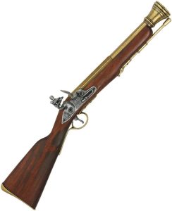 Denix Flintlock Blunderbuss 35" Replica Brass Wood Spain