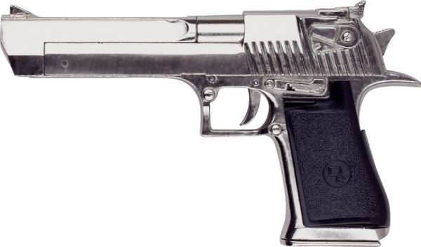 DX1123N.jpg Denix Desert Eagle Replica Nickel Finish Die Cast Metal Gun
