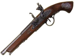 Denix French Flintlock Pistol Left-Hand - Gray