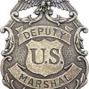 Denix Eagle Marshal Badge - Nickel Finish