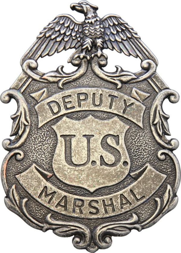 Denix Eagle Marshal Badge - Nickel Finish