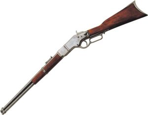 Denix Model 1866 Western Rifle Replica Nickel Octagonal Barrel