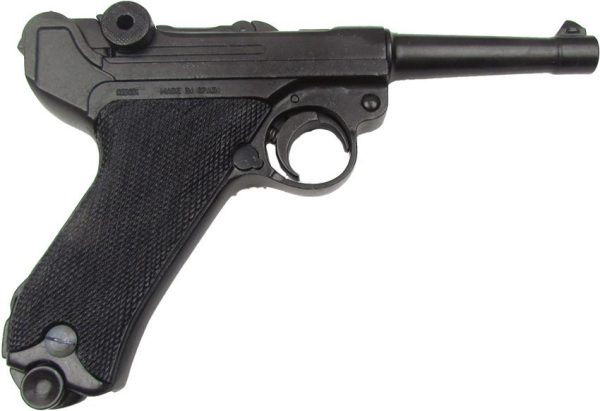 DX1143.jpg Denix German Luger Parabellum P-08 WWII Replica Pistol Black