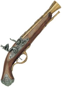 DX1219L.jpg Denix English Flintlock Pistol 14in Non-Firing Replica