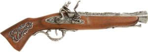 DX1231G.jpg Denix Austrian Flintlock Blunderbuss Gray Replica