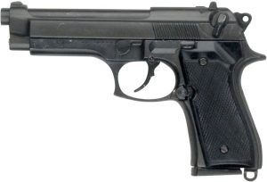 DX1254.jpg Denix Beretta 9mm Pistol Non-Firing Black Replica