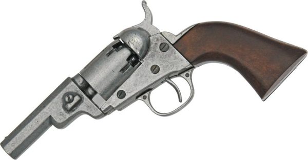 Denix Pocket Pistol Replica - Gray Finish Wood Grip