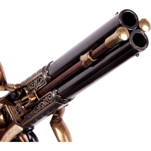 Denix 1750 Double Barrel Over-Under - Imitation Ivory Handle