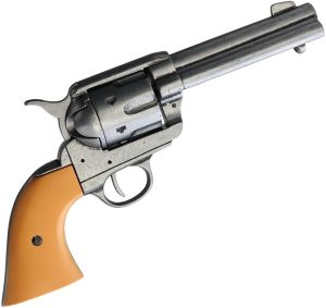 Denix Old West 1873 Revolver Replica - Nickel