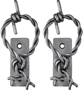 DX20G.jpg Denix Barbed Wire Hanger Pair - Silver Finish