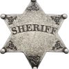 Denix Sheriff Badge Metal Pin Back 2.63 inches