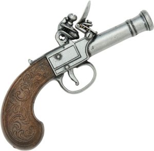 Denix Gentlemans Pocket Flintlock Replica Gray 6.25 inches
