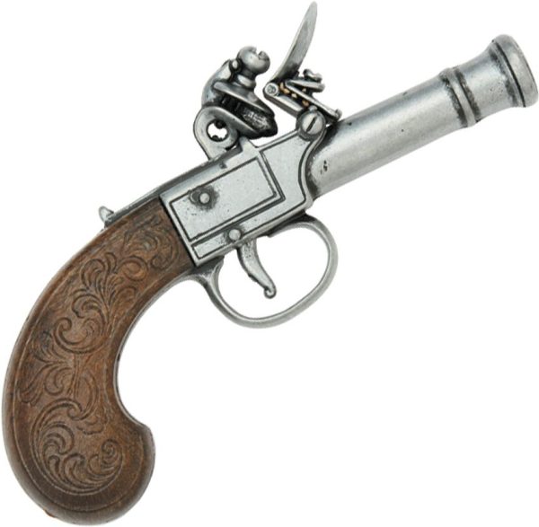 Denix Gentlemans Pocket Flintlock Replica Gray 6.25 inches
