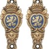 Denix Lion Sword Gun Holder Bronze Set of Two 3 inches