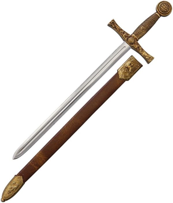 DX3030F.jpg Denix Sword Letter Opener Brass Mirror 9.75 inches