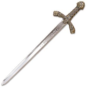 DX3032.jpg Denix Richard Lionheart Letter Opener Brass 9.75 inches