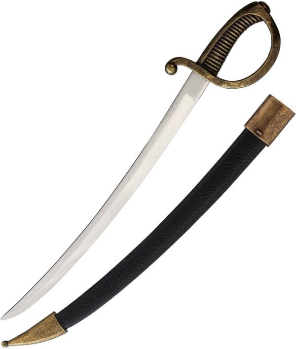 Denix Pirate Sword Letter Opener - Antique Brass