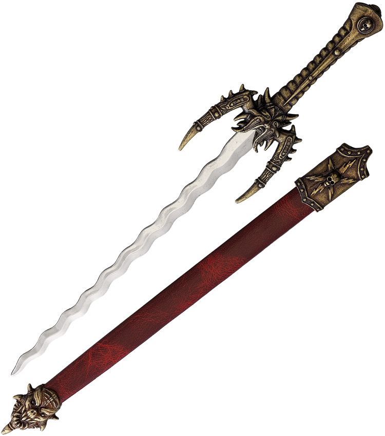 Denix 9.75" Fantasy Sword Letter Opener with Scabbard