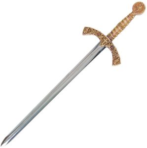 DX3066.jpg Denix Crusader Sword Letter Opener - Brass Handle
