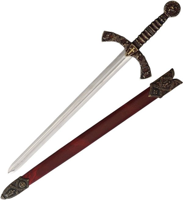 DX3066F.jpg Denix Crusader Sword Letter Opener - Plastic Scabbard
